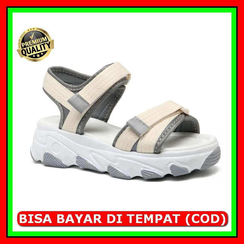 Js-871Sandal Tali Gunung Wanita Victoria Sandal Gunung Korea Fash NK110 Pvn Micha Sandal Wanita Blac