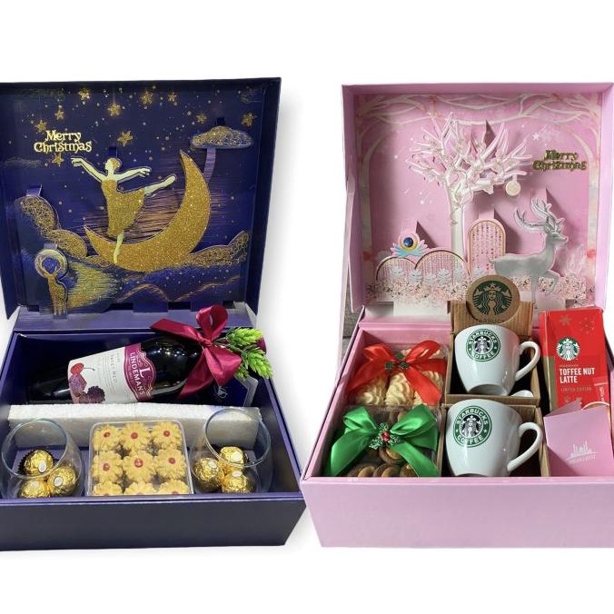 

PARCEL NATAL UNIK HAMPERS / HADIAH NATAL / KADO / GIFT BOX / KUE NATAL SCS543D3