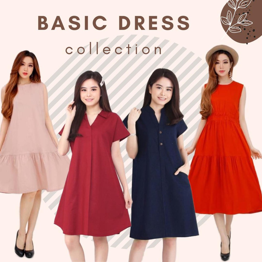 SYLLA / SHAKINA / ZIA  / JASMINE DRESS - Dress Wanita Terusan Wanita