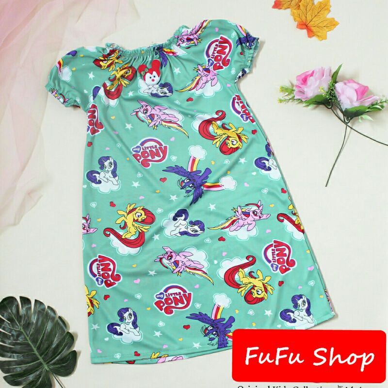 Dress Daster tidur anak little pony/setelan anak/daster anak/fashion anak perempuan
