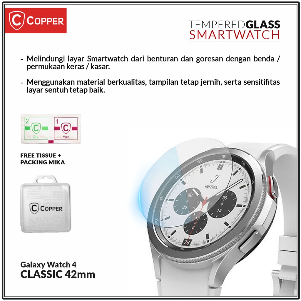 COPPER Anti Gores Polymer Nano PMMA - For Samsung Watch 4 Classic 42mm