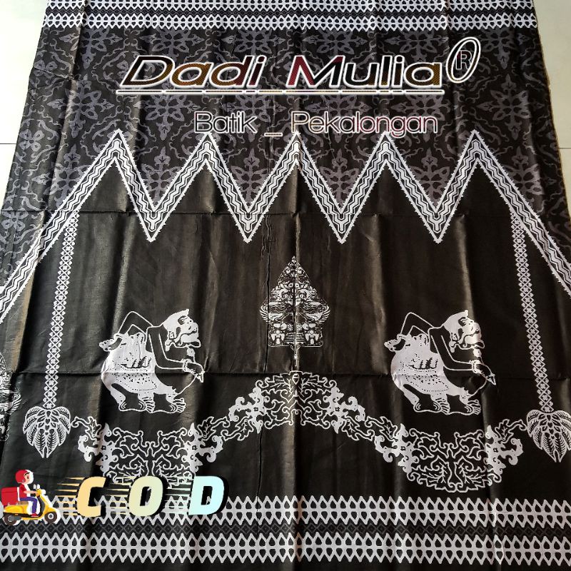 SARUNG PRIA DEWASA BATIK WAYANG GUNUNGAN ABU TERLARIS WAYANG BATIK KANG SANTRI MOTIF GUS AZMI