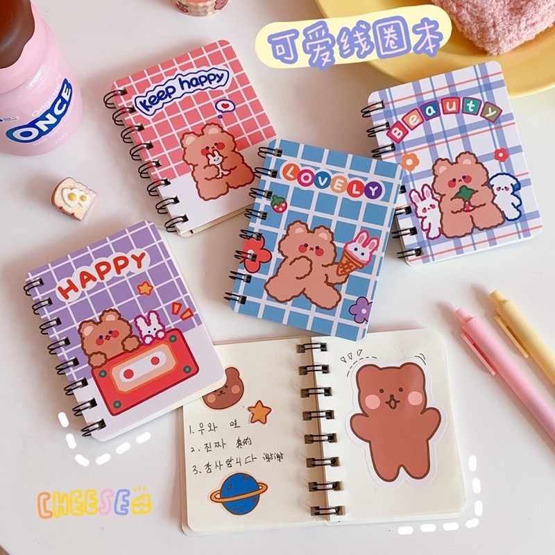 

Mini Notebook Kawaii Korean Style
