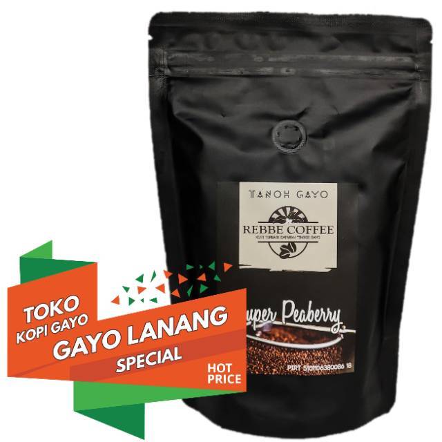 

KOPI GAYO LANANG, PEABERRY, KOPI JANTAN 200G