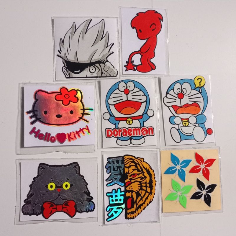 

Sticker Cutting Gambar Harimau Hello Kitty Doraemon Bunga Anime lucu murah berkualitas