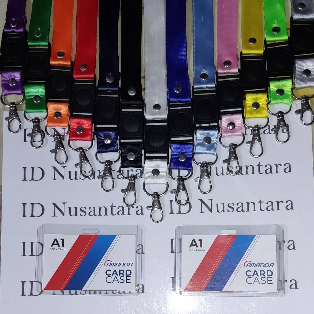 

Paket Tali Kait 2cm Stofer + ID Card Case A1