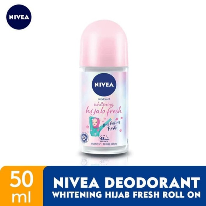 BARU!!!!! NIVEA Deodorant Whitening Hijab Fresh 50ml