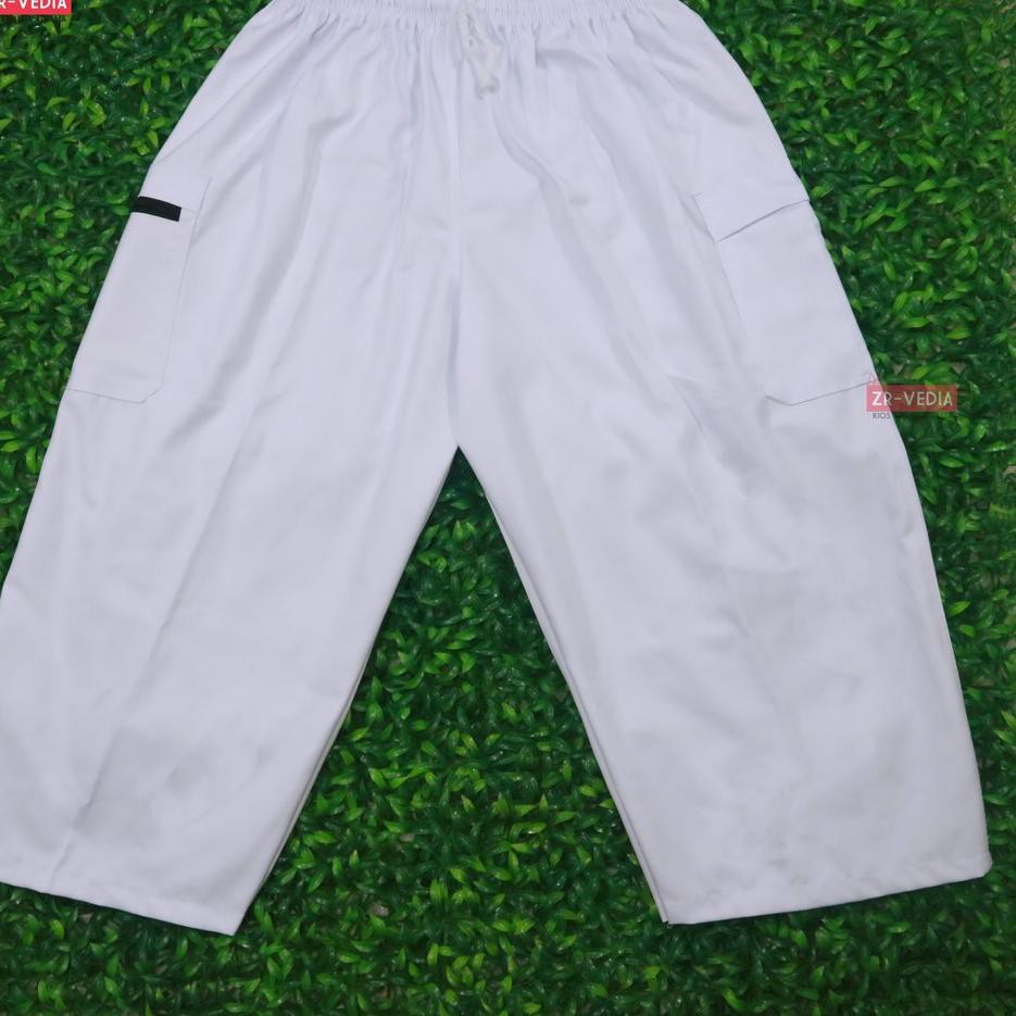 PR0M0 Celana Sirwal Pangsi uk SUPER JUMBO fit to XXXL / Kantong Haji Umroh Putih Pria Laki Big Size