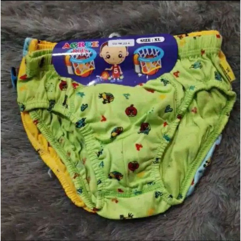 [3pcs] Celana Dalam agre anak jepit isi 3pcs