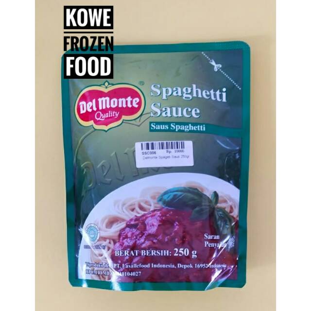 

Saos spaghetti sauce del monte 250 gram