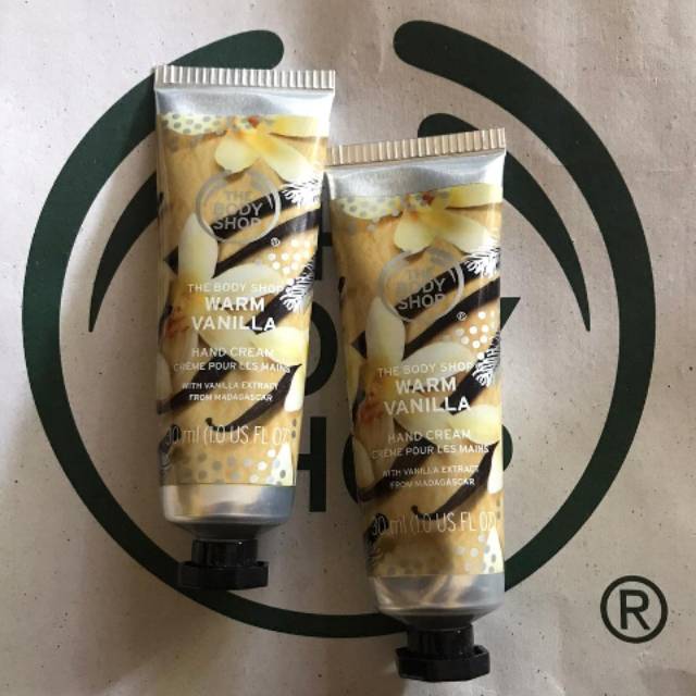 SALE THE BODY SHOP VANILLA HAND CREAM