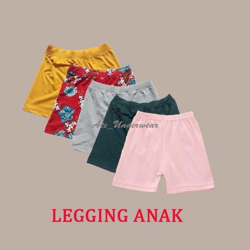 AT28-Celana legging pendek untuk anak / lejing anak