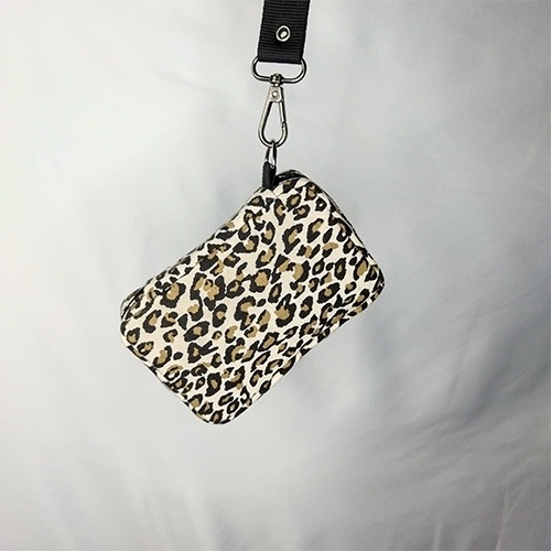 Dompet Kartu Motif Leopard Dompet Mini Gantung