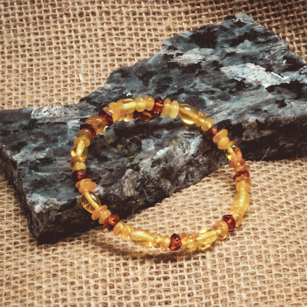 BGL1 Bangle Baltic Amber untuk Junior dan Dewasa