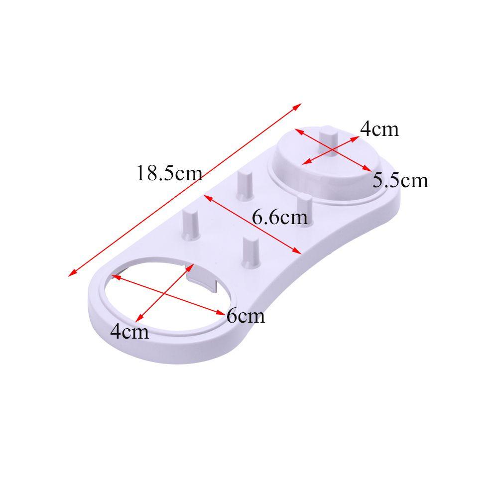 Populer Tempat Sikat Gigi Elektrik Hemat Ruang Penyimpanan Bracket Tempel Dinding Berguna Melindungi Kepala Sikat Untuk Oral B
