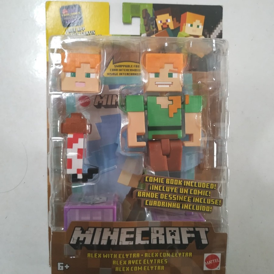 Minecraft Comic Maker Alex with Elytra Action Figure
