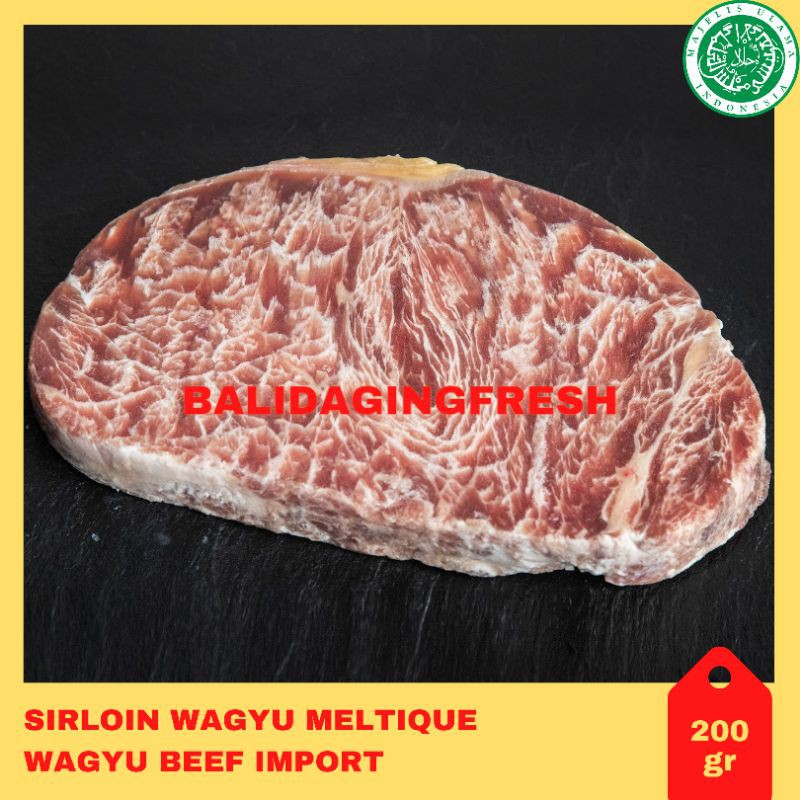 

Sirloin Wagyu Meltique Beef Steak AUS 200 gr