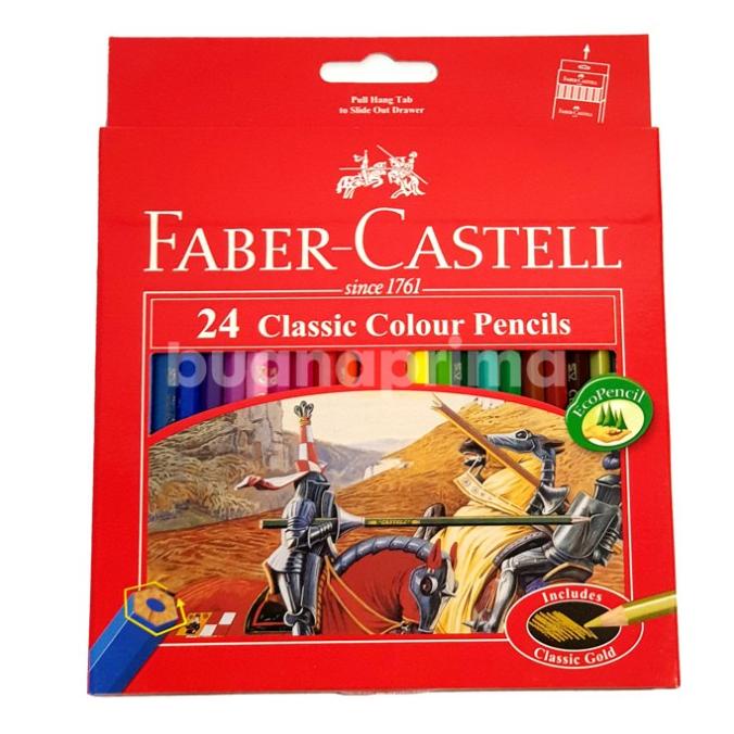 

(BISA COD) Pensil Warna Faber Castell 24 Warna Classic Pencils Colour 115854 TERPERCAYA Kode 617