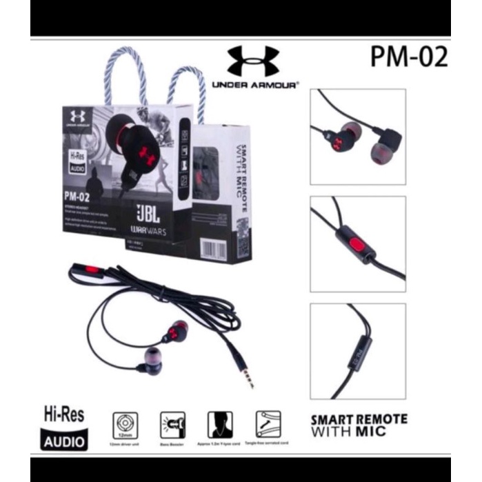 headset PM02 handsfree PM-02 Earphone high Quality Mega bass