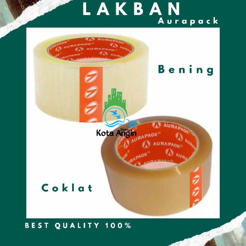 

Lakban Bening & Coklat 2"inchi (48mm x 55yard)