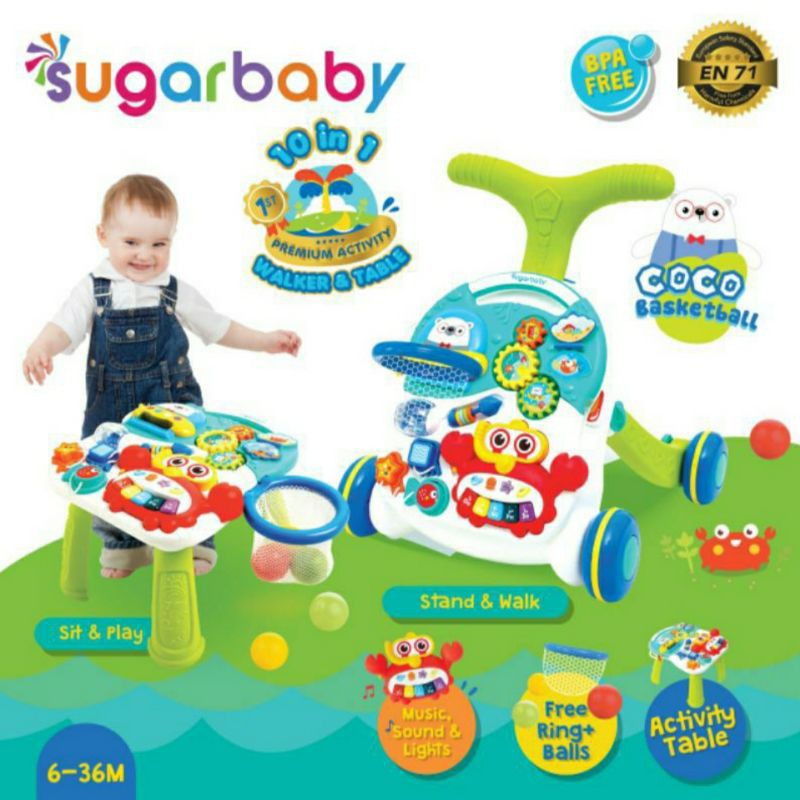 music walker n table sugar baby 10 in 1