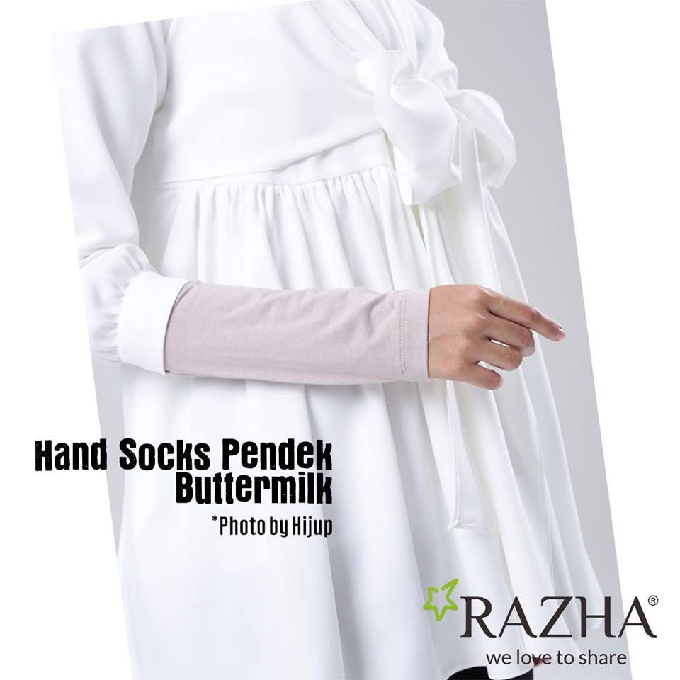 handsocks  thumb buttermilk
