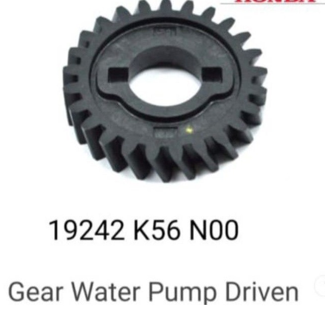 19242-K56-N00 gear water pump driven 25T sonic 150r supra gtr 150 new cb 150r new cbr 150r asli honda