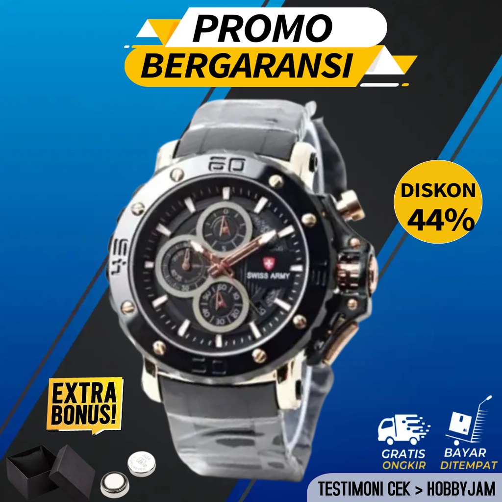 Jam Tangan Pria Chrono Aktif sport Terbaru