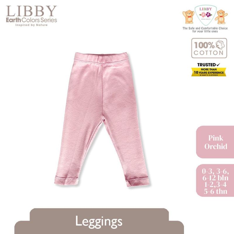 Libby Earth Colour Leggings 0-6 Tahun (1 Pcs / Pack)