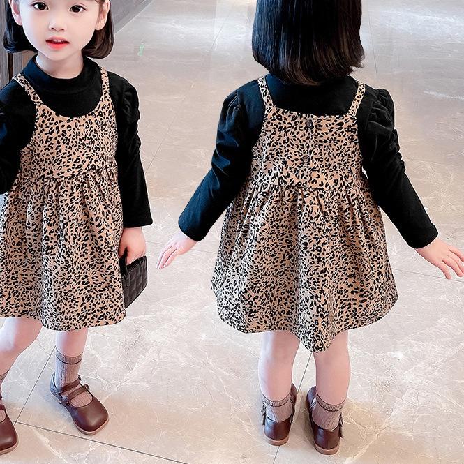 KBUD➤ [Cocobaby Jakarta] SETELAN ANAK PEREMPUAN BAYI PEREMPUAN MOTIF LEOPARD IMPORT TER SETELAN 2IN1