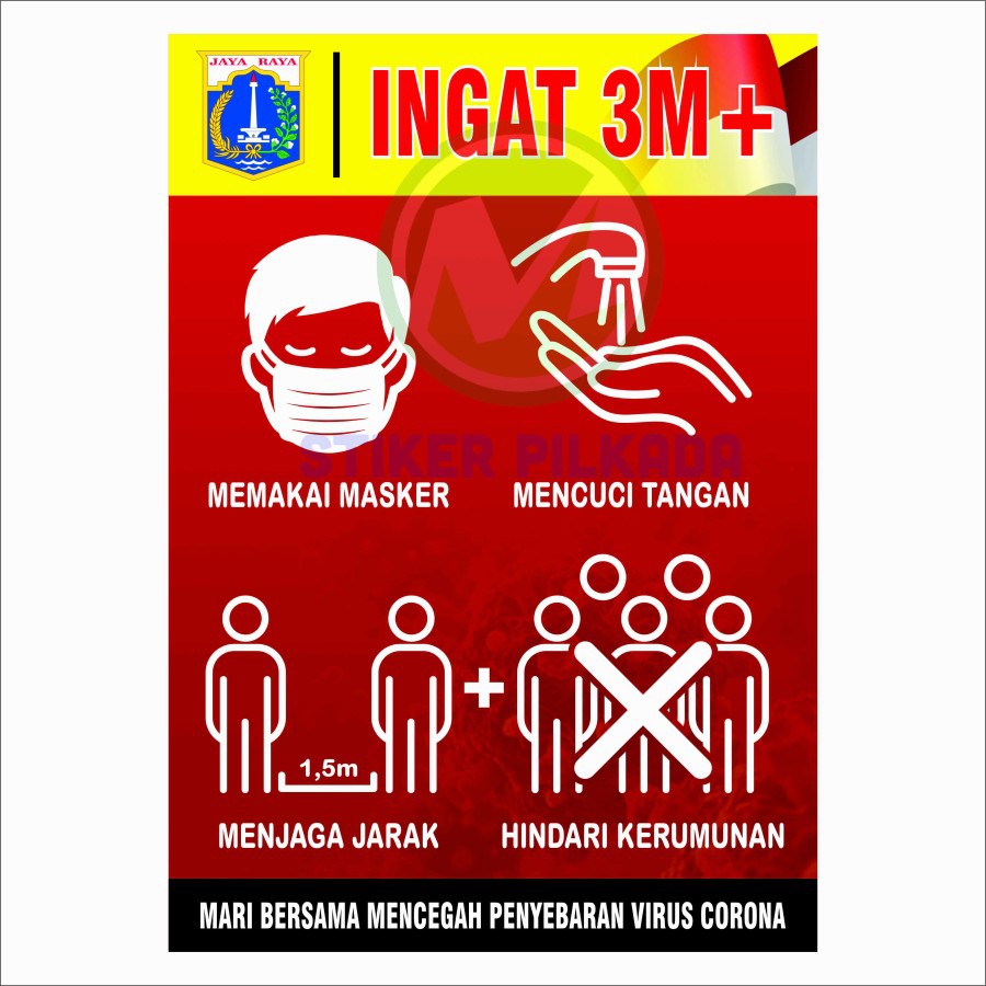 

STIKER VINYL CUSTOM INGAT 3M PLUS UK. A4 & A3 - L