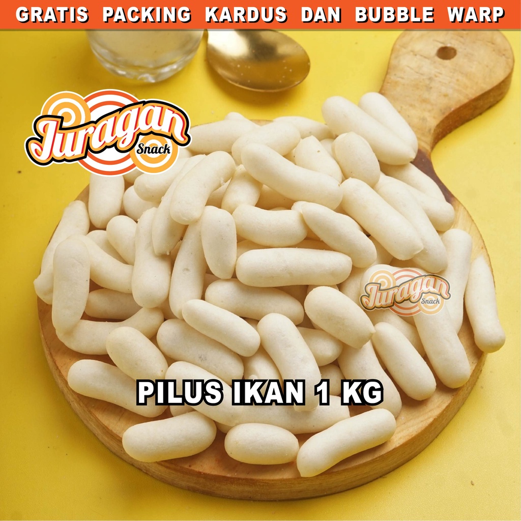 PILUS IKAN ASIN ORIGINAL1 KG snack kiloan makanan ringan jajanan cemilan camilan manis asin gurih murah