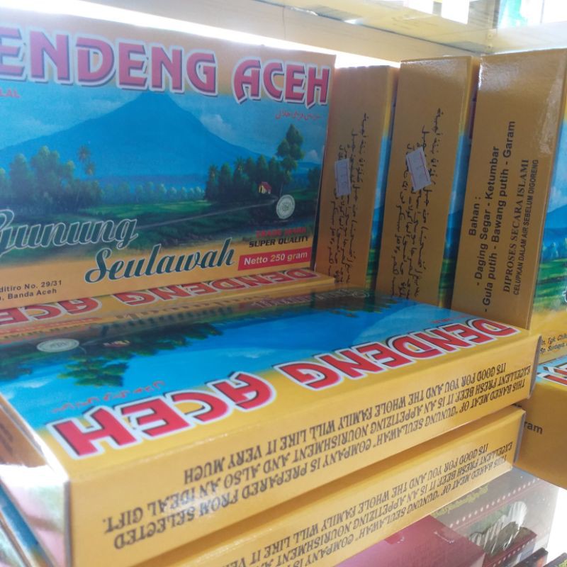 

Dendeng sapi aceh selawah 250gr