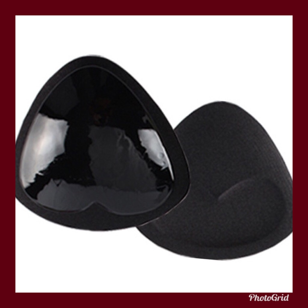 Triangle silicone bra pads