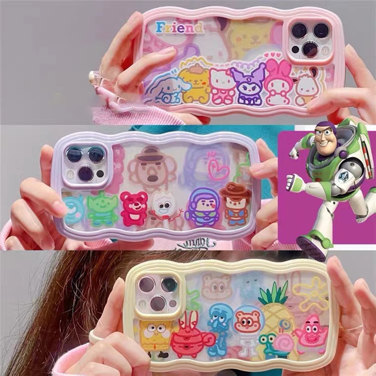 Vivo Y22 Y35 Y02 Y20 Y15s Y36 Y16 Y02s Y21 Y12 Y21s Y15A Y21A V25 V25E Y1s Y15 Y91 V20 V21 V23E Y30 Y12s Y11 Y20s Y11s Y50 Y17 Y33s Y91C Y55 Y75 Disney Animals Wavy Edge Soft Case