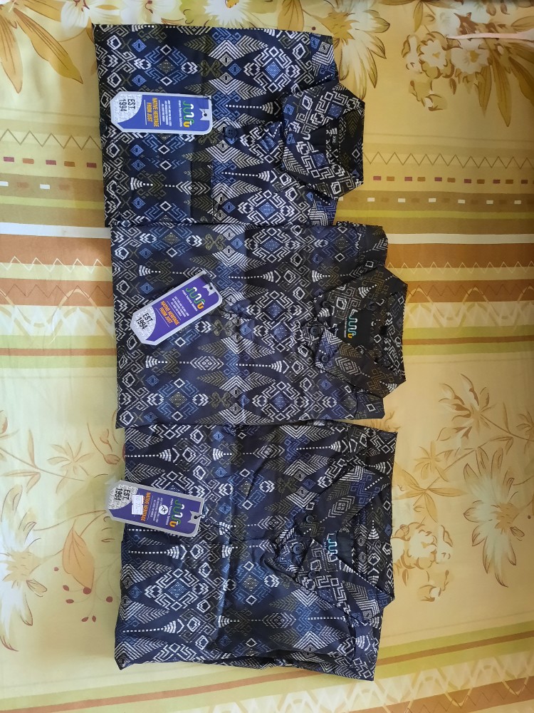 Baju Batik Anak Songket Modern