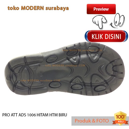 PRO ATT ADS 1006 HITAM HTM BIRU sandal pria selop karet murah