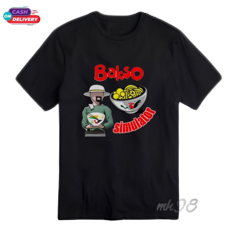 Bakso simulator Kaos Baju shirt Anak Bakso simulator Game Bakso simulator viral Terbaru Keren/Baju B
