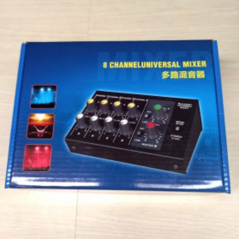 Mixer 8 Channel PROFESIONAL Soundcard 8 Channel - TAFFWARE WAITESI