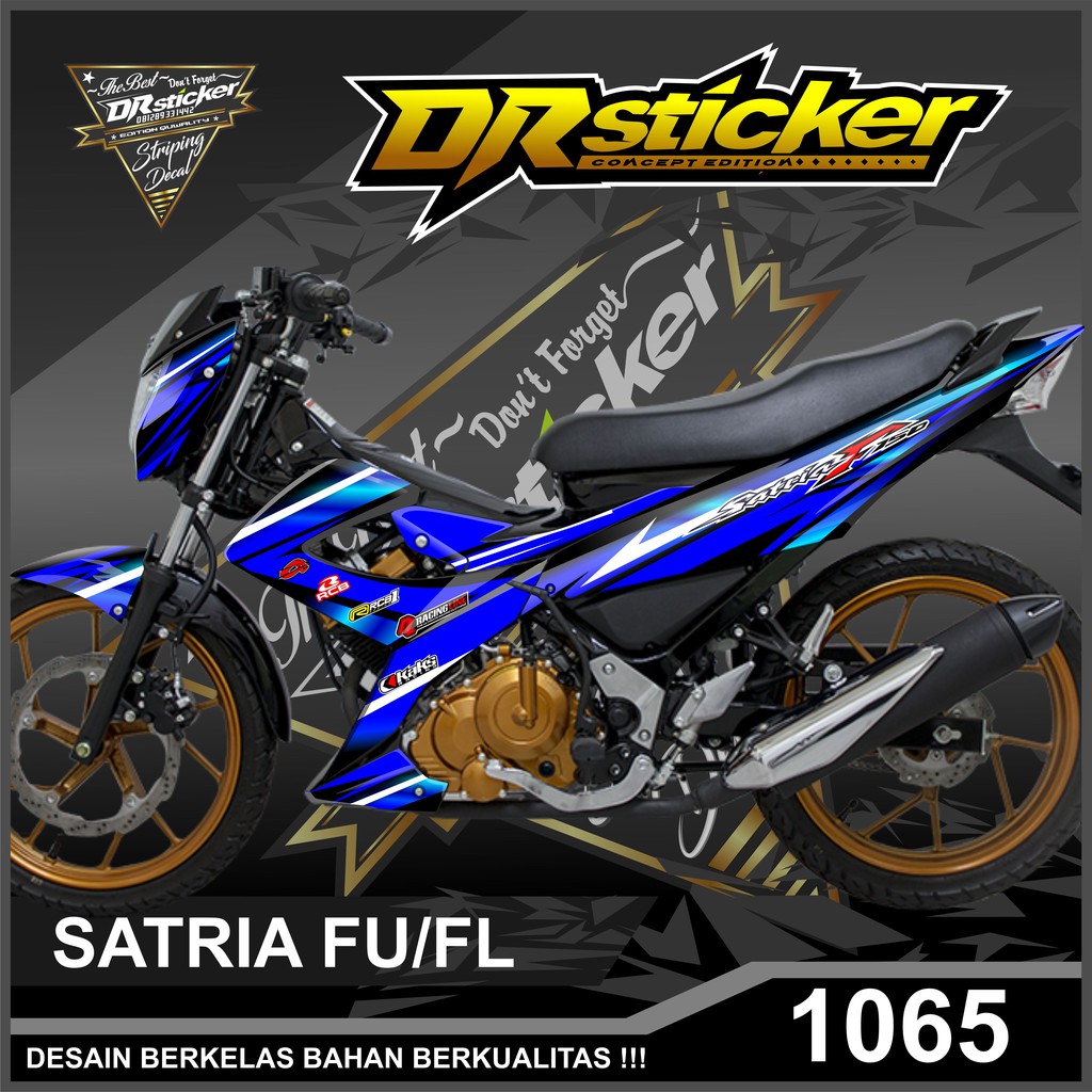 Decal Sticker Full Body Satria Fu/Fl Karbu Decal Satria Fu Full Body Racing