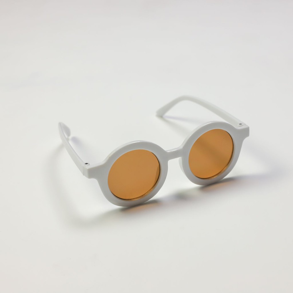 BDOSTORE | Kacamata Anak Balita O Bulat | 0 - 12 Bulan-White