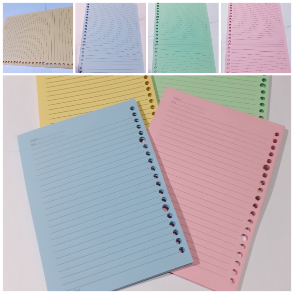 

CWS - Loose Leaf GASTA WARNA B5 50 lembar / Isi Refill Kertas File