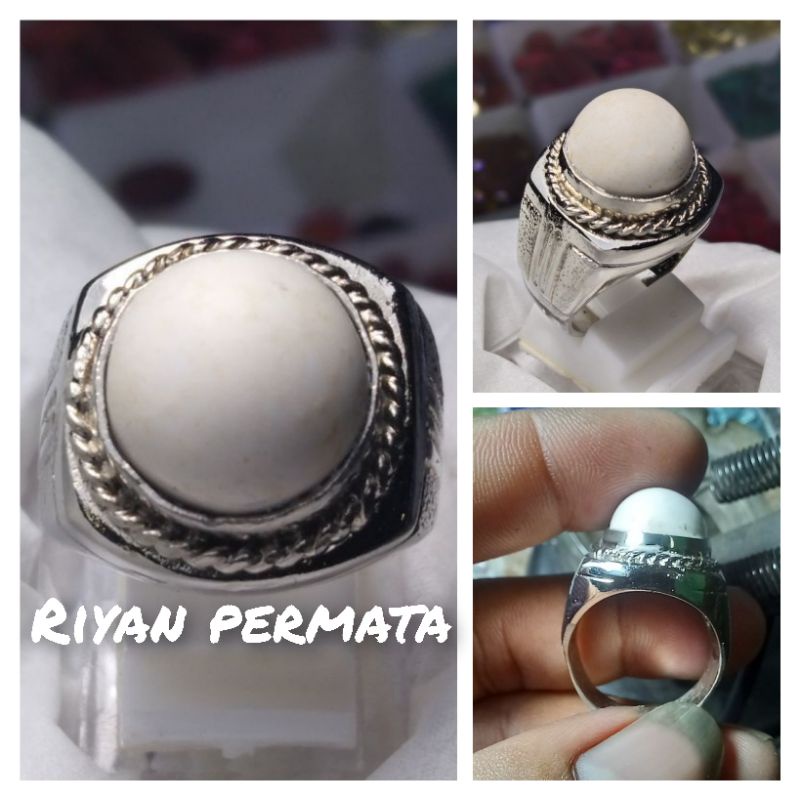 Natural batu tidar mutiara bulat - bulat