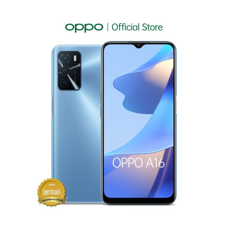 hp Oppo A16 ram 3/32gb ram 4/64gb baterai 5000mah garansi resmi-3