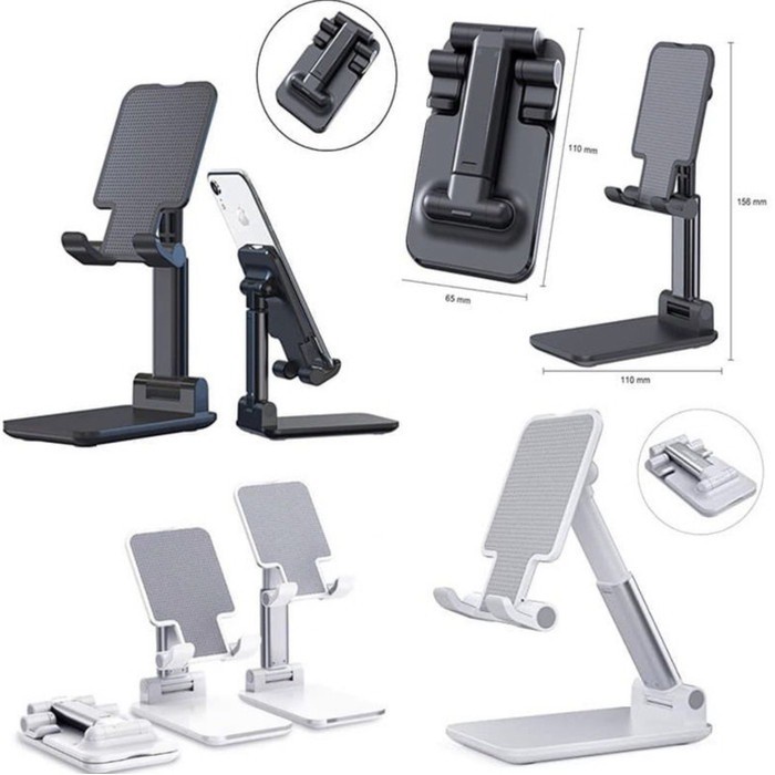 STANDING HP HOLDER HP MEJA  DESKTOP STAND | TEMPAT TARUH HP MEJA  | DUDUKAN HP TABLET FOLDING PHONE | HOLDER HP LIPAT