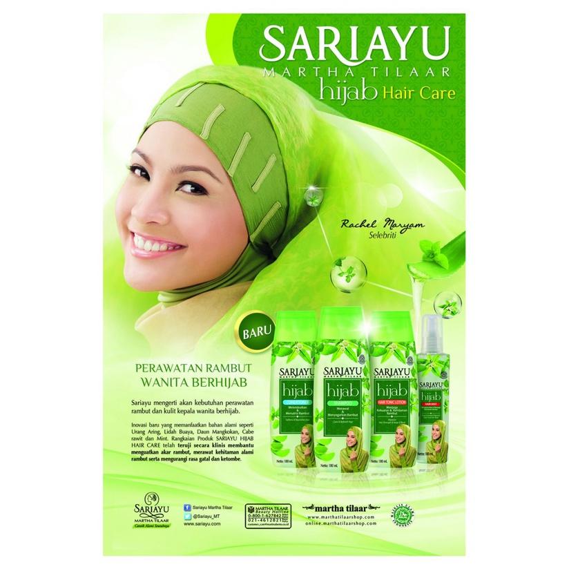 ❤ jselectiv ❤ SARIAYU HIJAB Series | SARIAYU Hijab Shampoo/Conditioner/Hair Tonic/Hair Mist