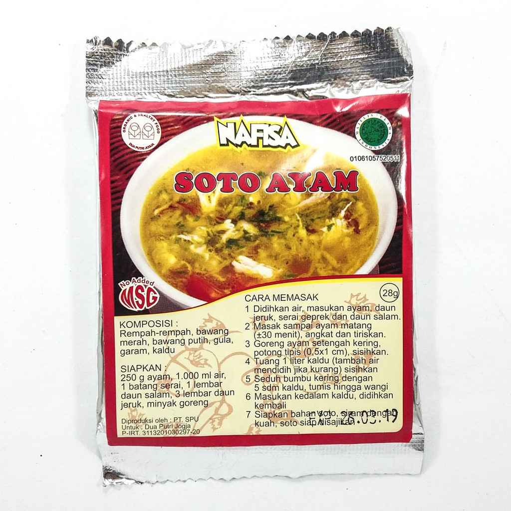 

Nafisa Bumbu Soto Ayam-BEST SELLER