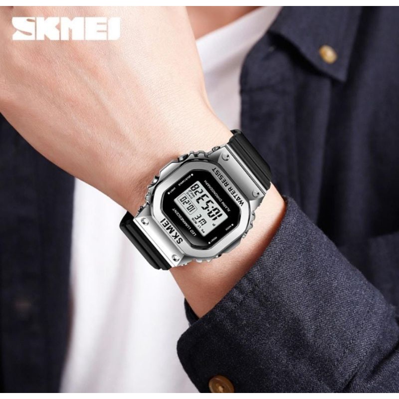 JAM TANGAN SKMEI 1851 WARNA PILIHAN OUTDOOR JAM DIGITAL LED SPORTY WATERPROOF