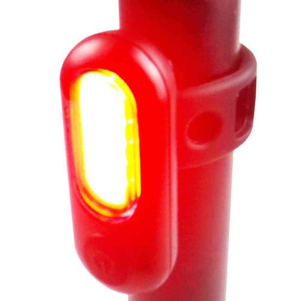 Lampu Belakang Sepeda LED COB Recharge USB Waterproof Bike Tail Lamp