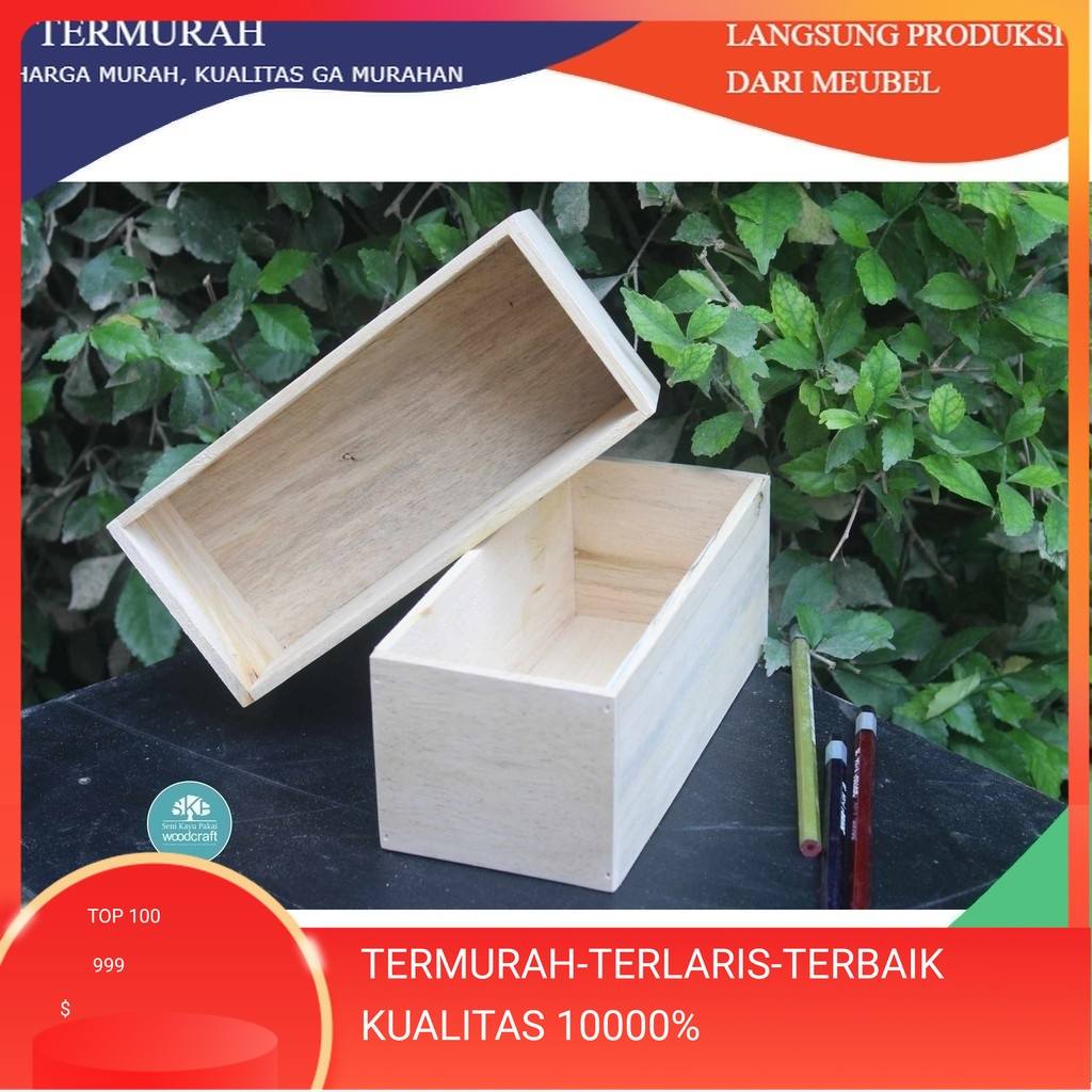 

Kotak Kayu Organizer Wadah Mainan Anak Latihan Lukis Kotak Murah Pakan /wooden/woodencraft